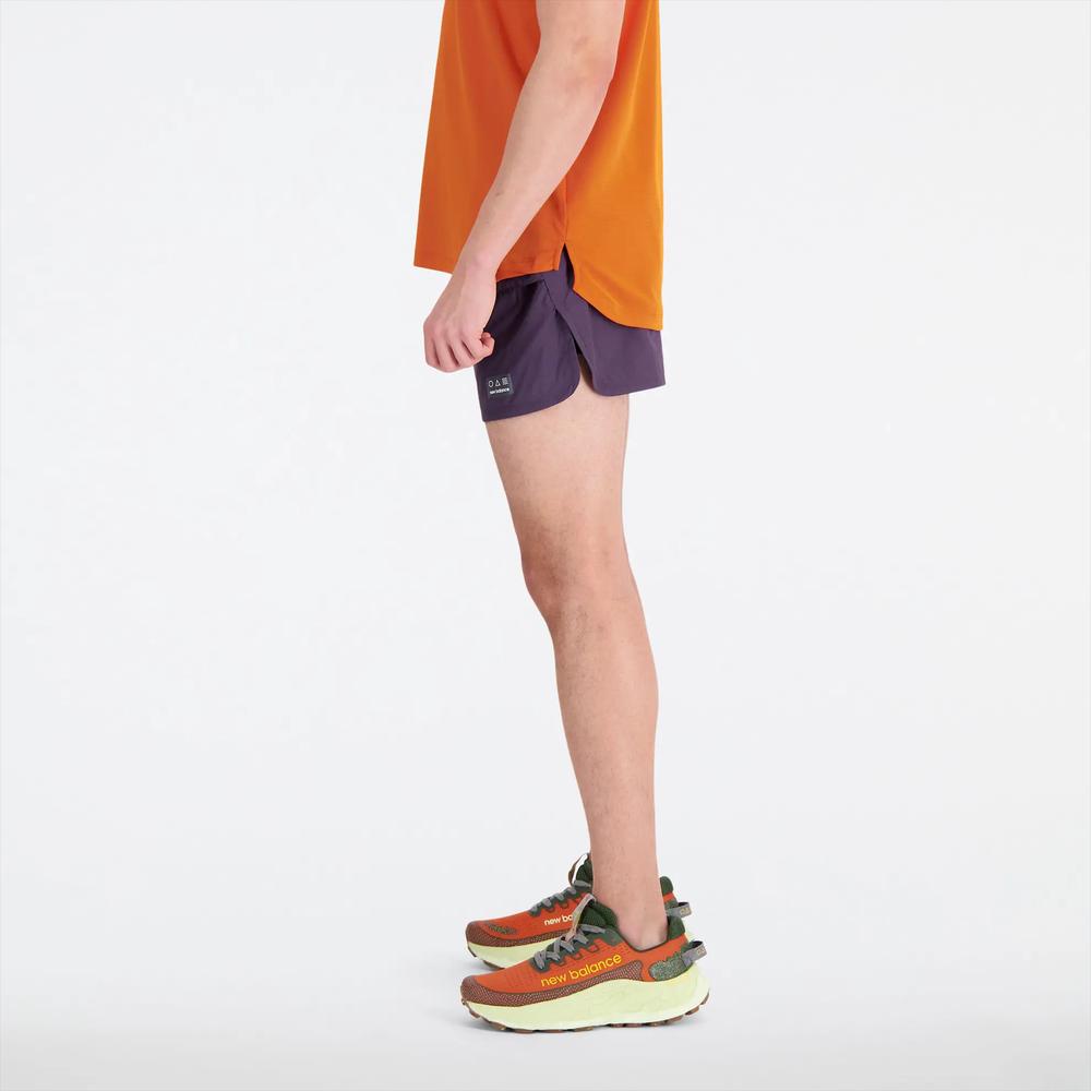 Spodenki New Balance MS33278ILL - fioletowe