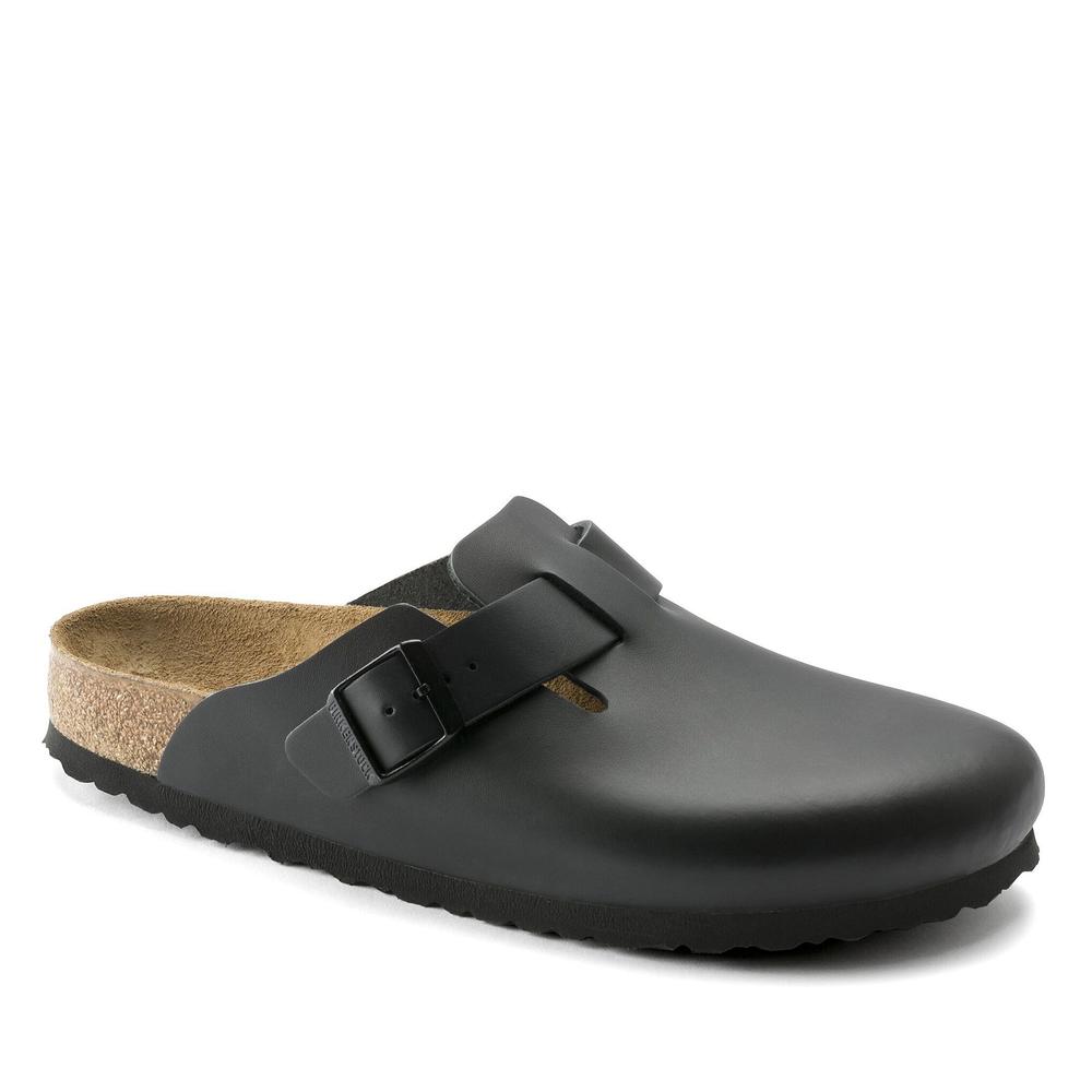Klapki męskie Birkenstock Boston 60191 - czarne