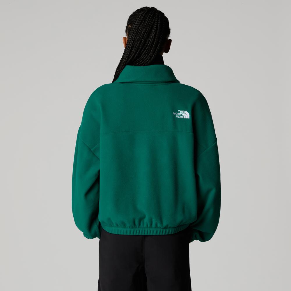 Bluza The North Face 100 Glacier 1/2 0A89J9NL11 - zielona
