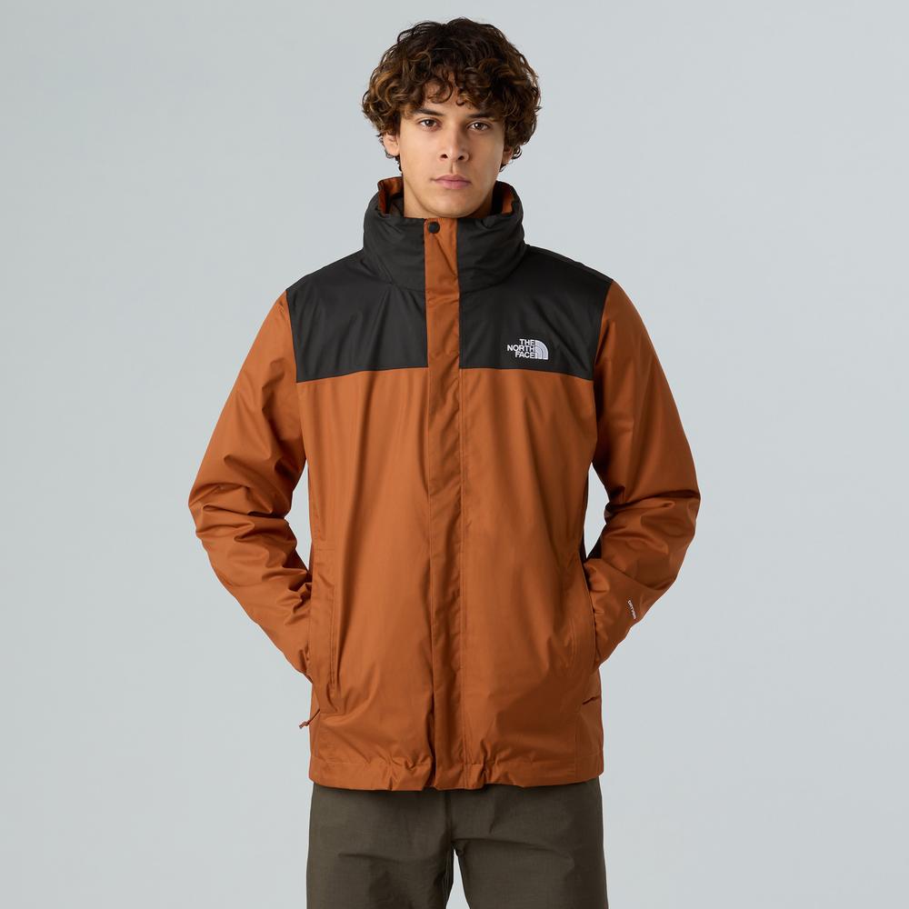 Kurtka męska The North Face Evolve II Triclimate 00CG55E0O1 - brązowa