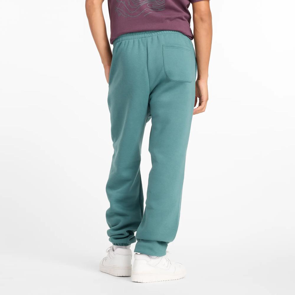 Spodnie New Balance MP41503NUS - niebieskie