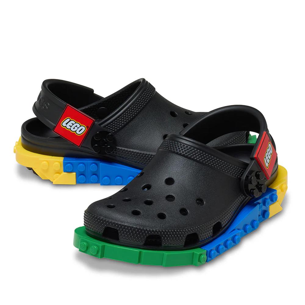 Klapki dziecięce Crocs System Classic Clog 211874-001 - multikolor