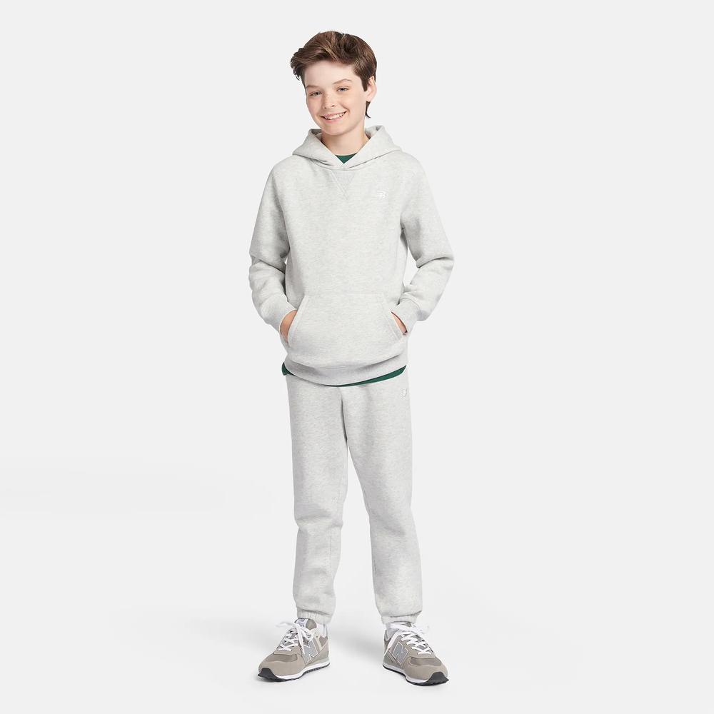 Bluza dziecięca New Balance LAKB0056AHH - szara