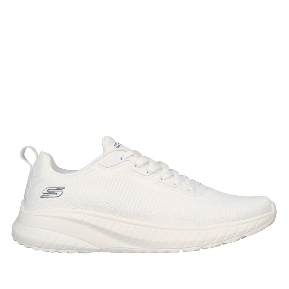 Buty męskie Skechers Bobs Squad Chaos Prism Bold 118000OFWT - białe