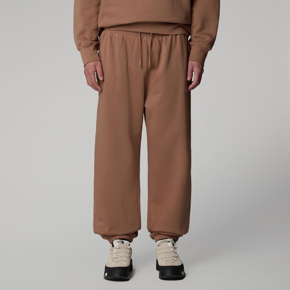 Spodnie The North Face Essential Relaxed Straight 0A8C1G6IH1 - brązowe