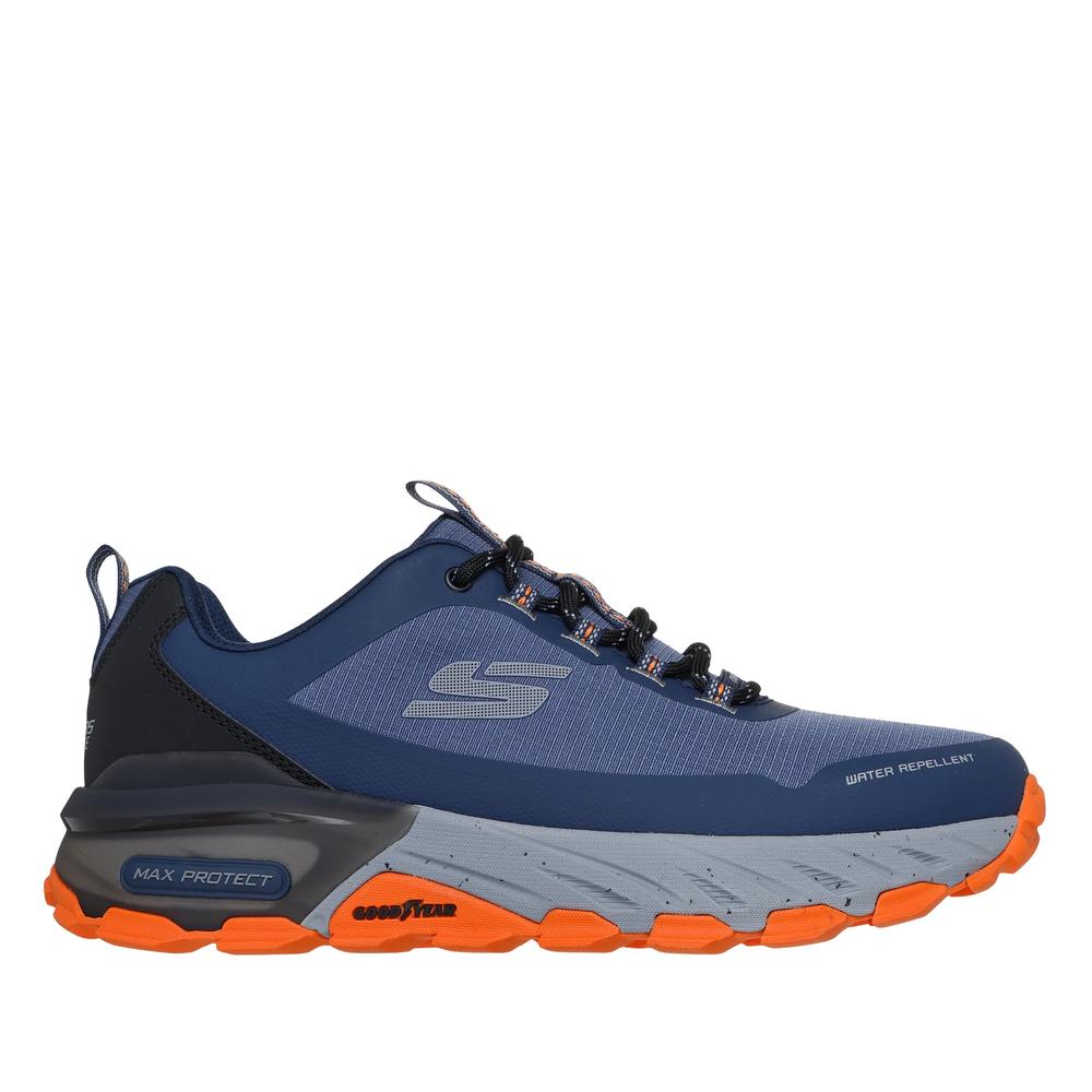 Buty męskie Skechers Max Protect 237669NVOR - granatowe