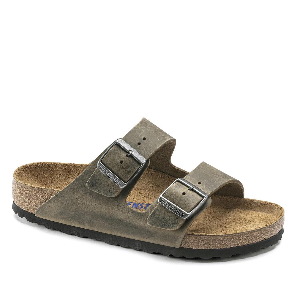 Klapki unisex Birkenstock Arizona SFB 1019313 - zielone