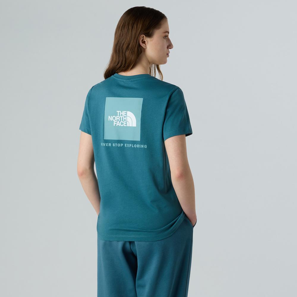 Koszulka damska The North Face NSE Box 0A87NKE311 - niebieska