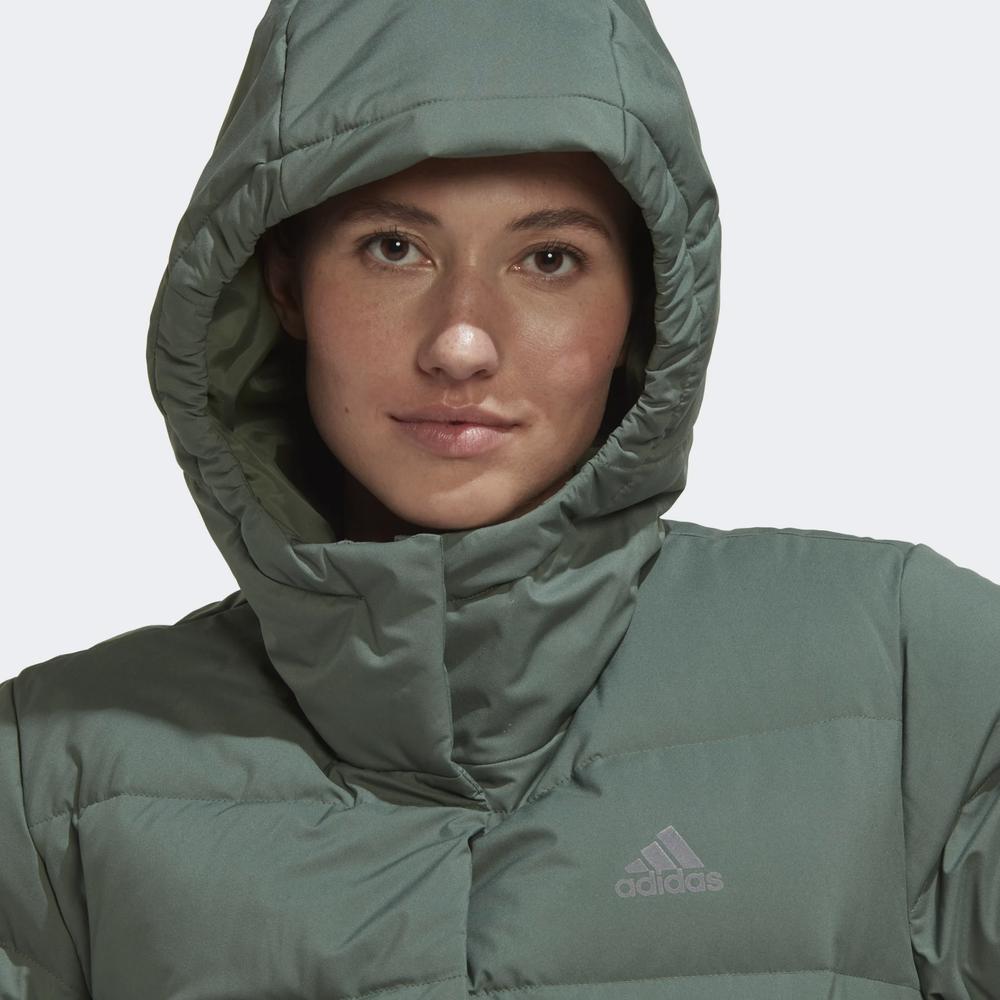 Kurtka adidas Helionic Hooded Down HG8746 - zielona