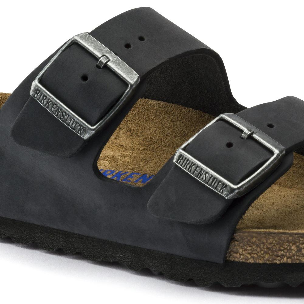 Klapki męskie Birkenstock Arizona 752483 - czarne