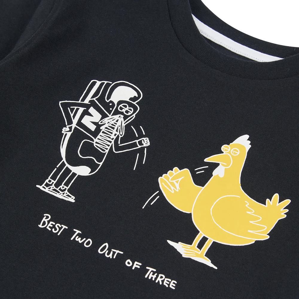 Koszulka dziecięca New Balance LAKB0257BK - czarna