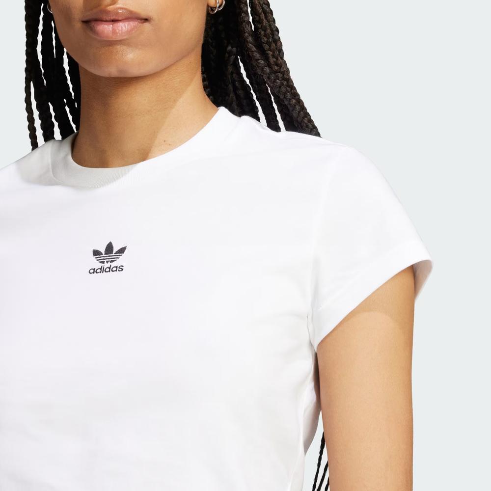 Koszulka adidas Essentials Slim JC8973 - biała