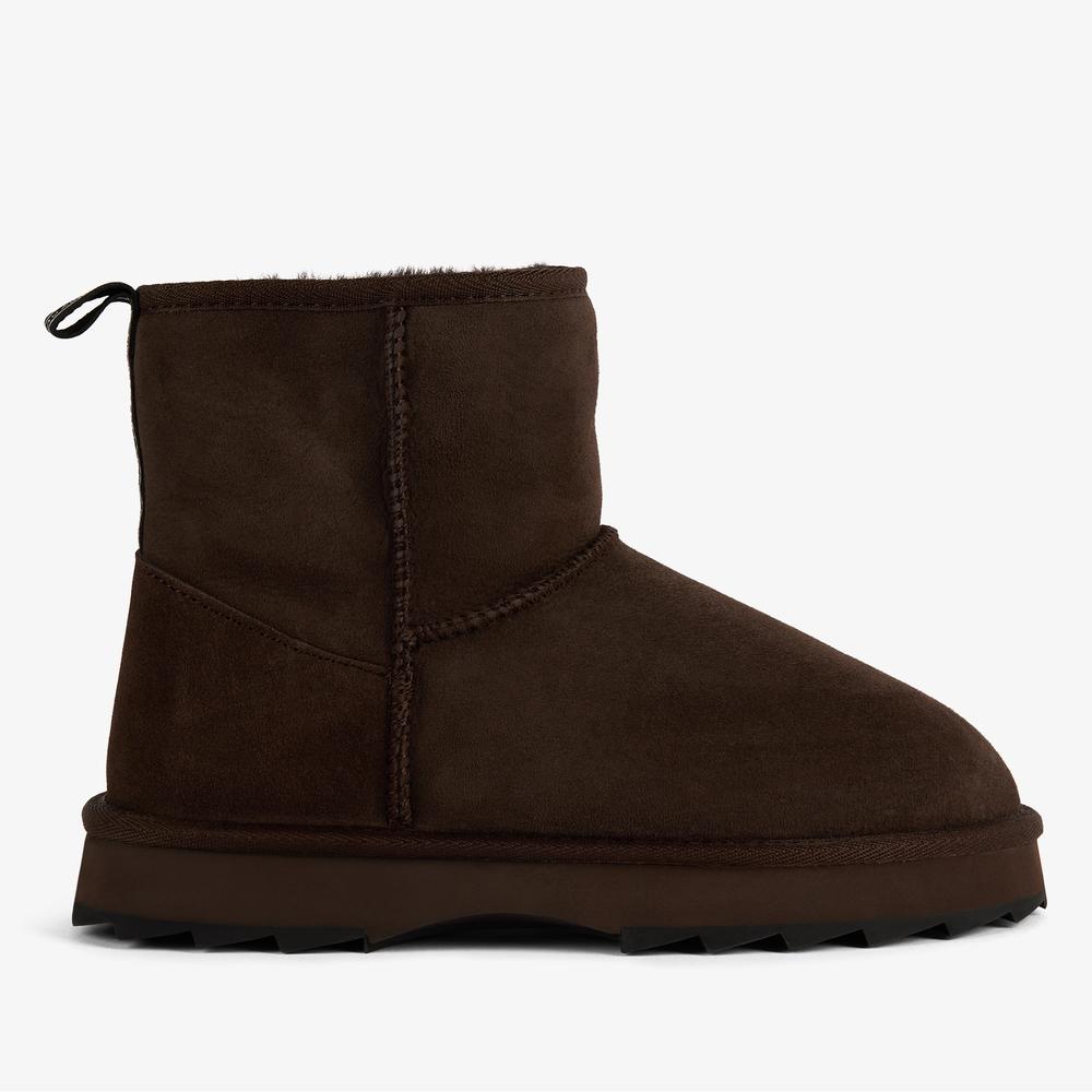 Buty damskie Emu Australia Sharky Mini W12434CHOC - brązowe