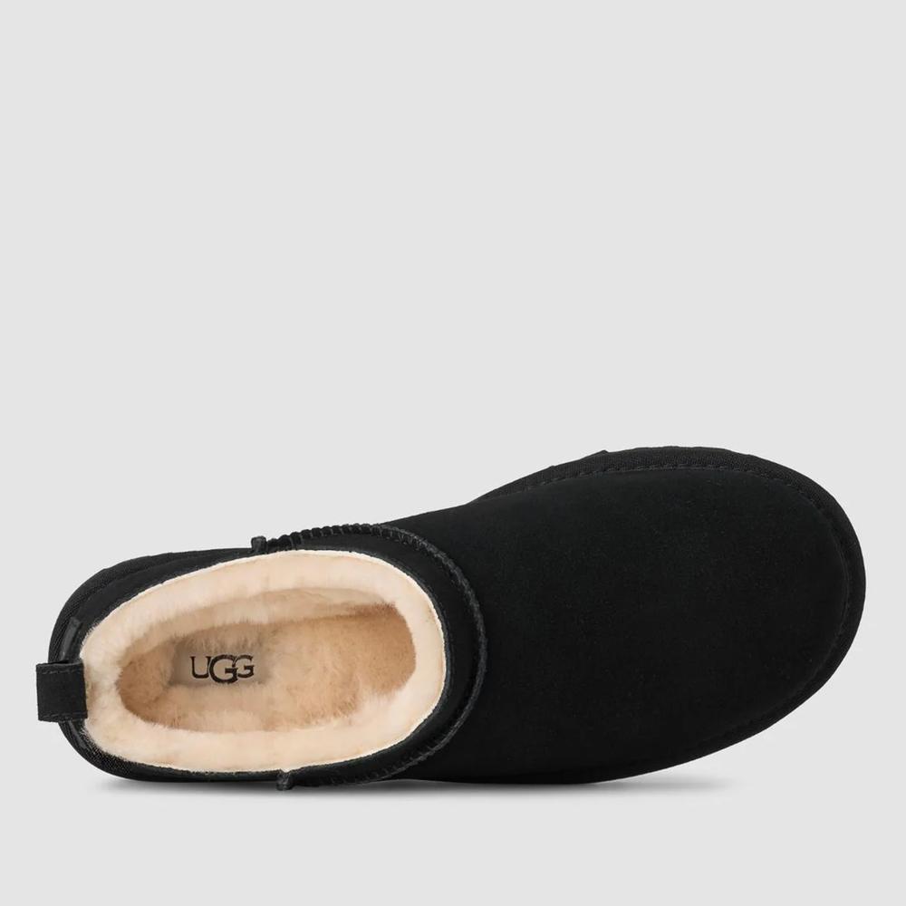 Buty damskie Ugg Classic Micro Boot 1173891-BLK - czarne
