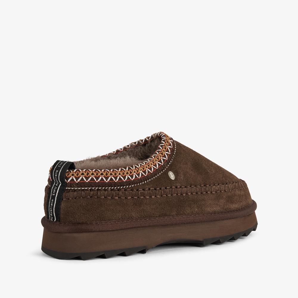 Buty damskie Emu Australia Sharky Adventure Scuff W13239CHOC - brązowe