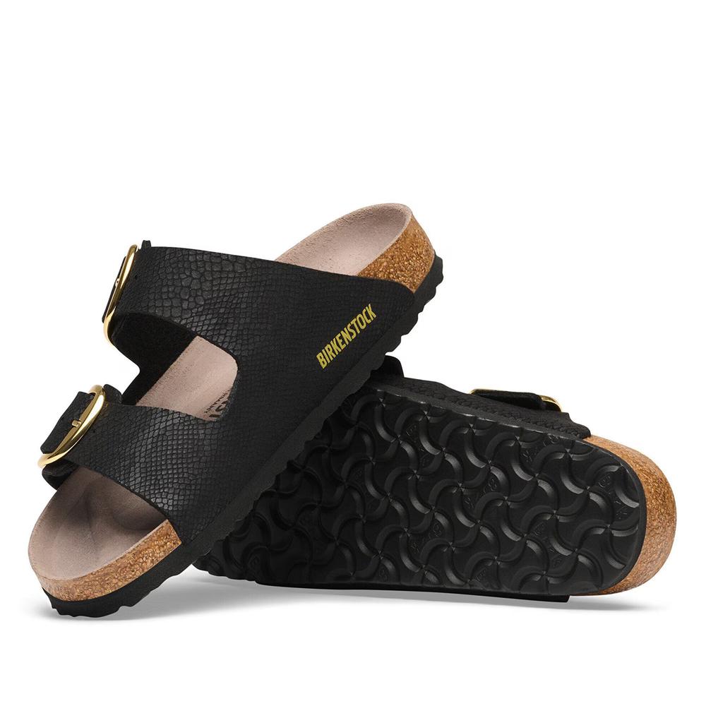 Klapki damskie Birkenstock Arizona Big Buckle 1032881 - czarne
