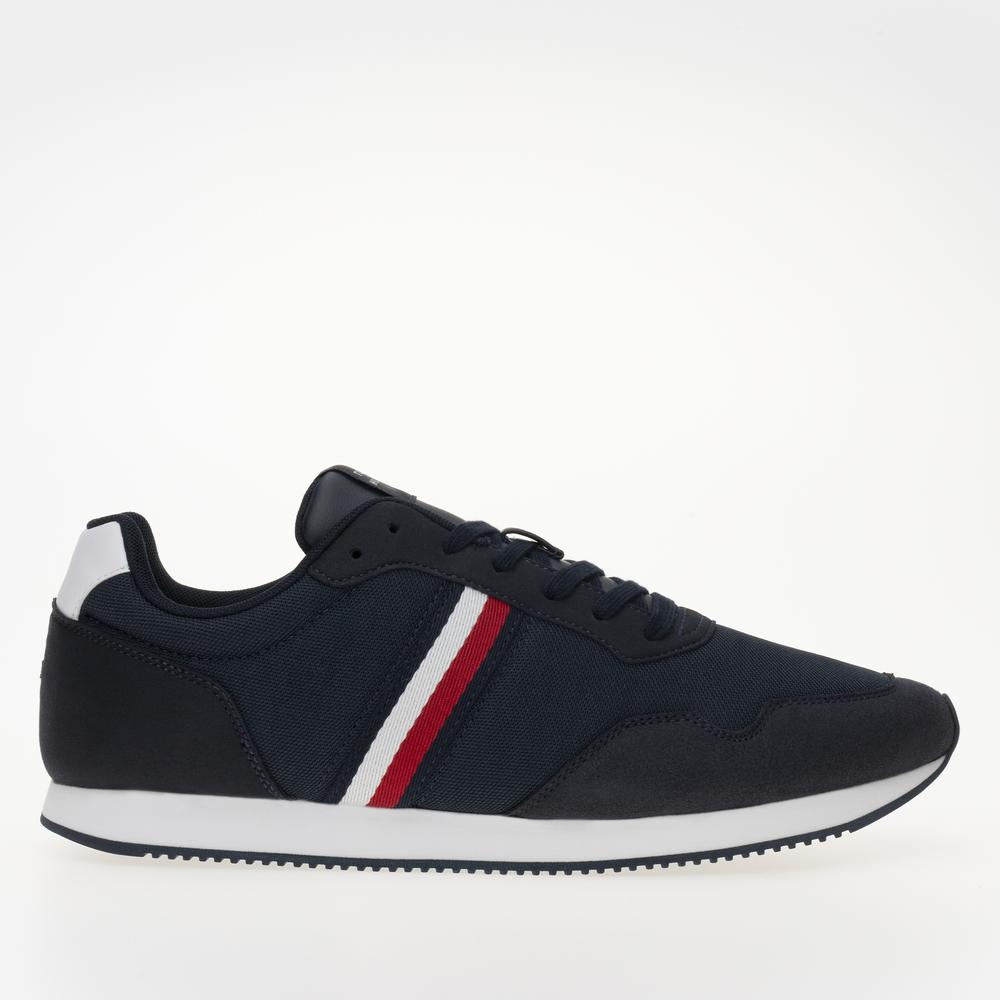 Buty Tommy Hilfiger LO Runner Mix FM0FM04958-DW5 - granatowe