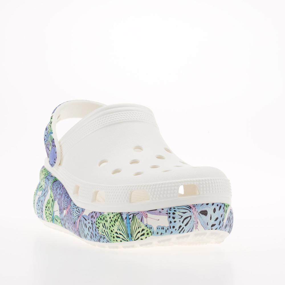 Klapki Crocs Classic Cutie Butterfly Clog 208298-94S - białe
