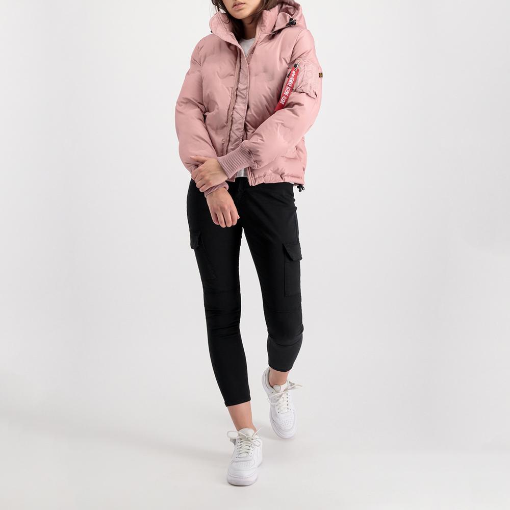 Kurtka Alpha Industries Logo Puffer 108005397 - różowa
