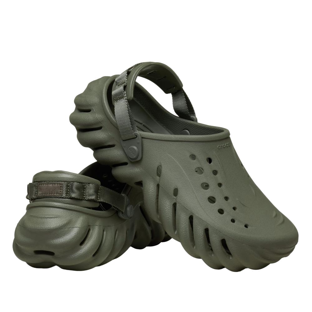 Klapki unisex Crocs X-Echo Clog 207937-3J5 - zielone