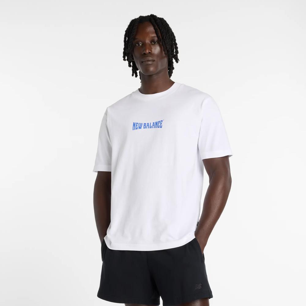 Koszulka męska New Balance MT61B2STWT - biała