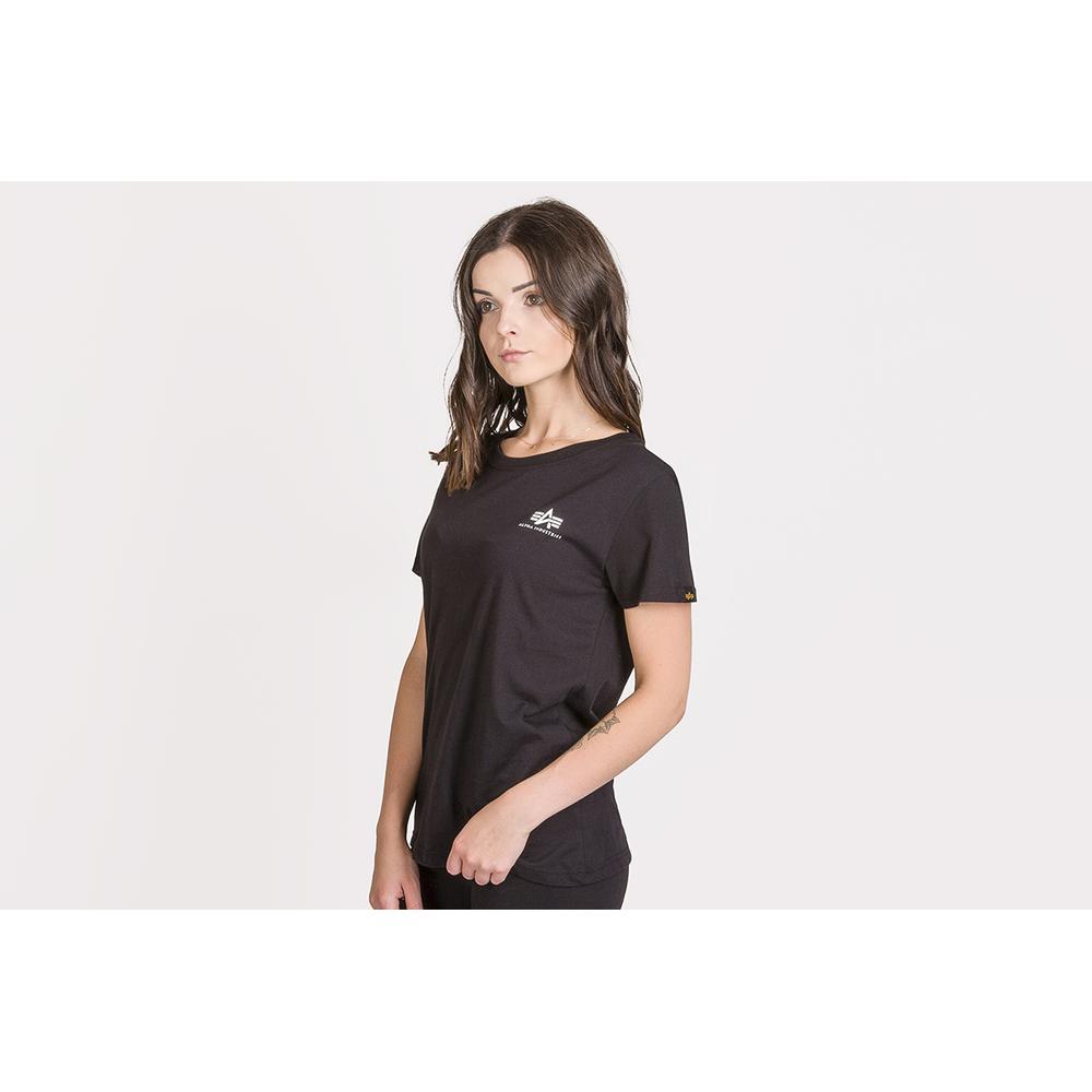 Koszulka Alpha Industries New Basic T WMN 19605403 - czarna