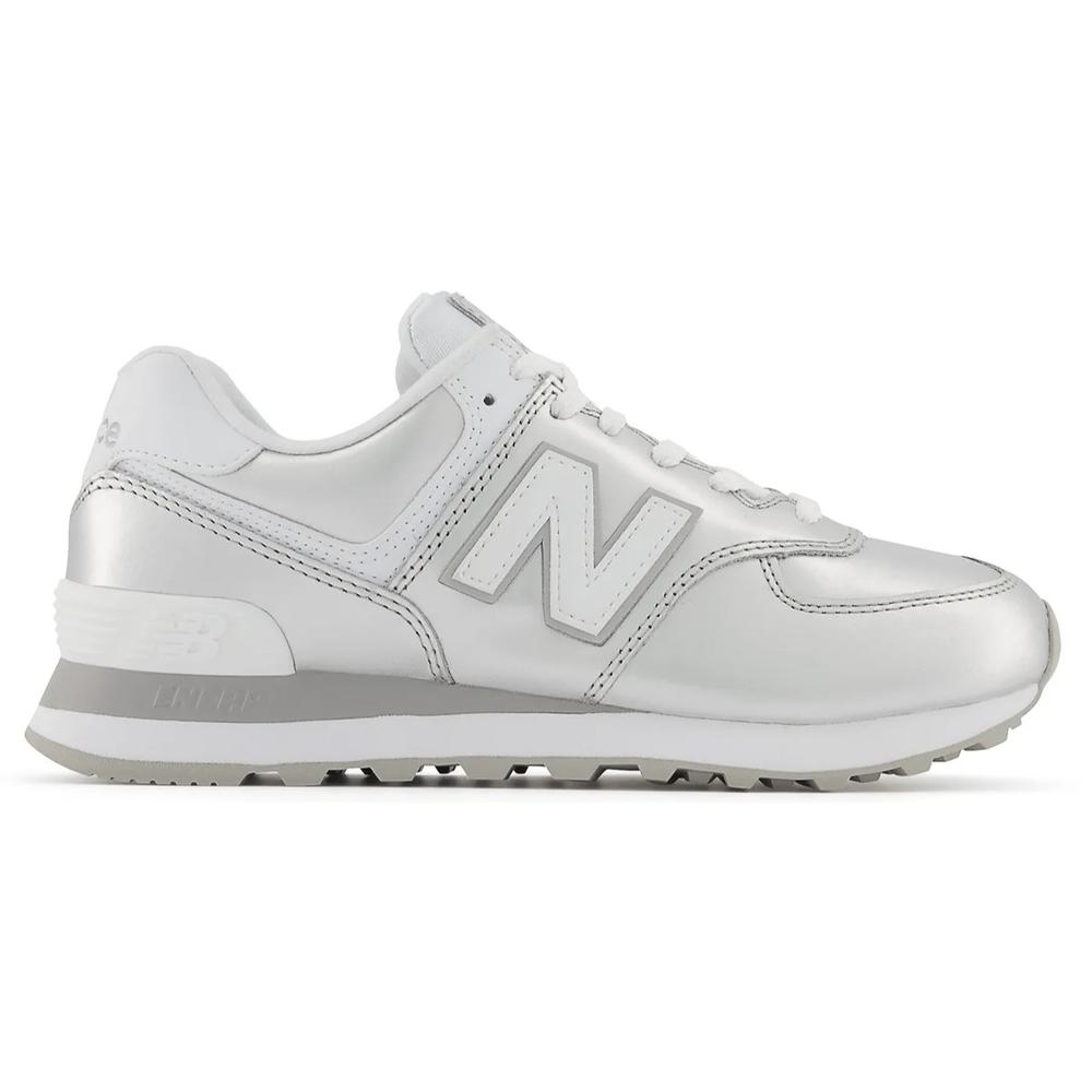 Buty New Balance WL574LA2 - srebrne