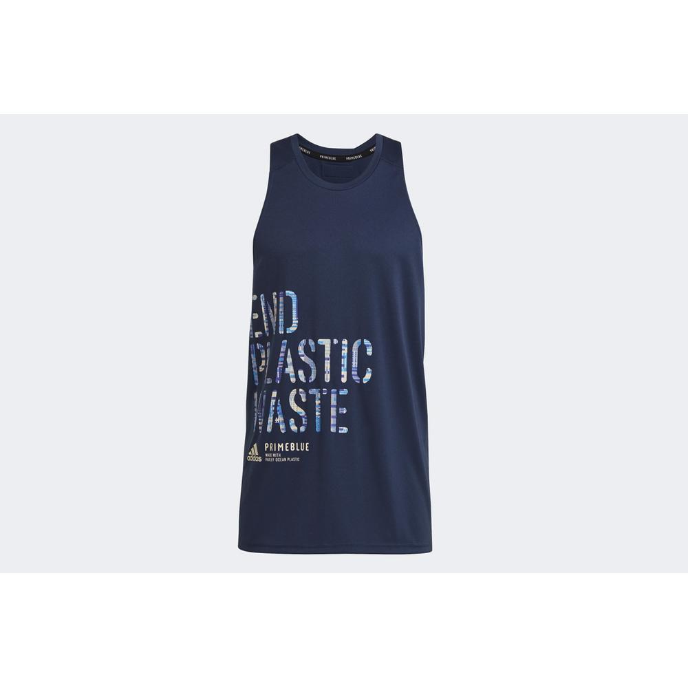 adidas Run For The Oceans Graphic Tank Top > GJ6464