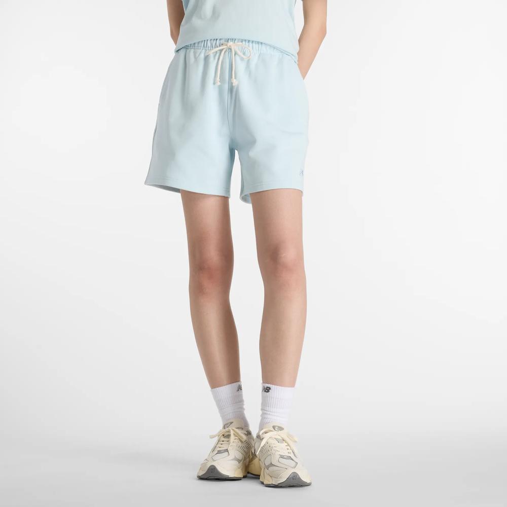 Spodenki damskie New Balance WS41508FRL - niebieskie
