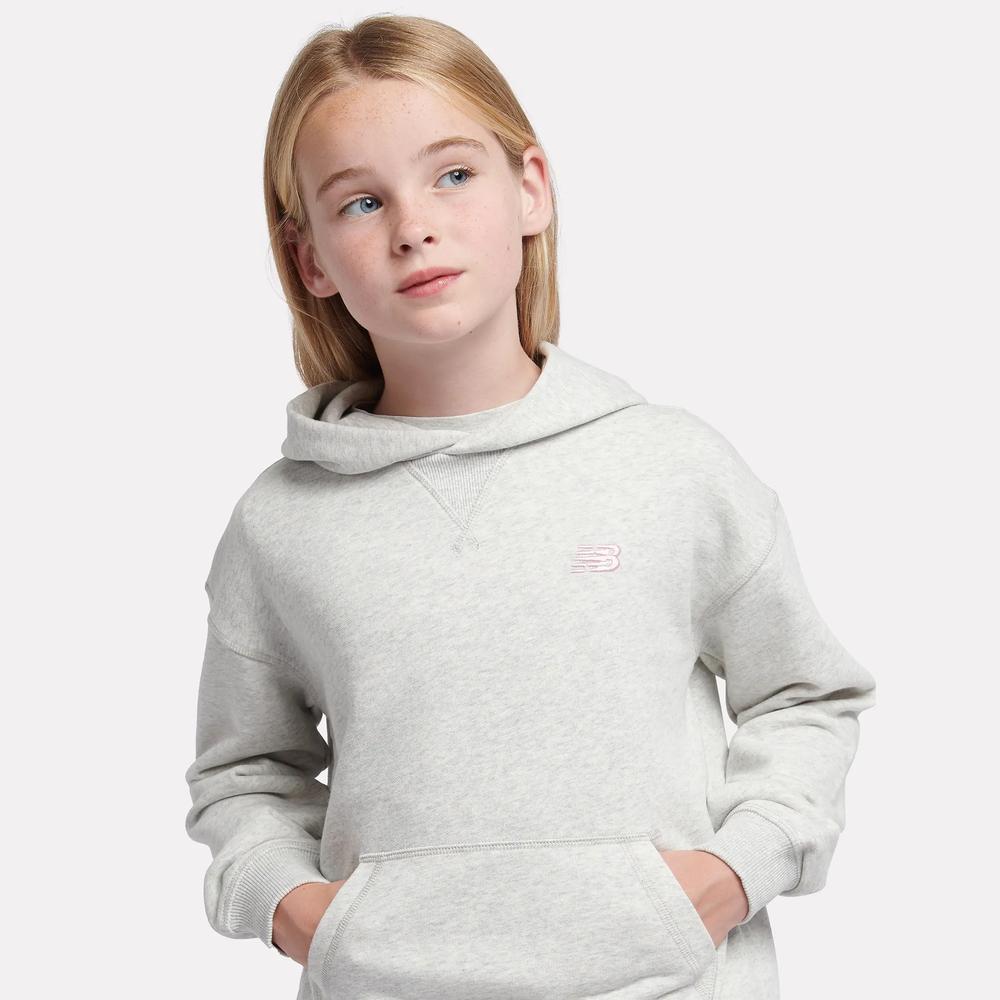Bluza dziecięca New Balance LAKG0056AHH - szara