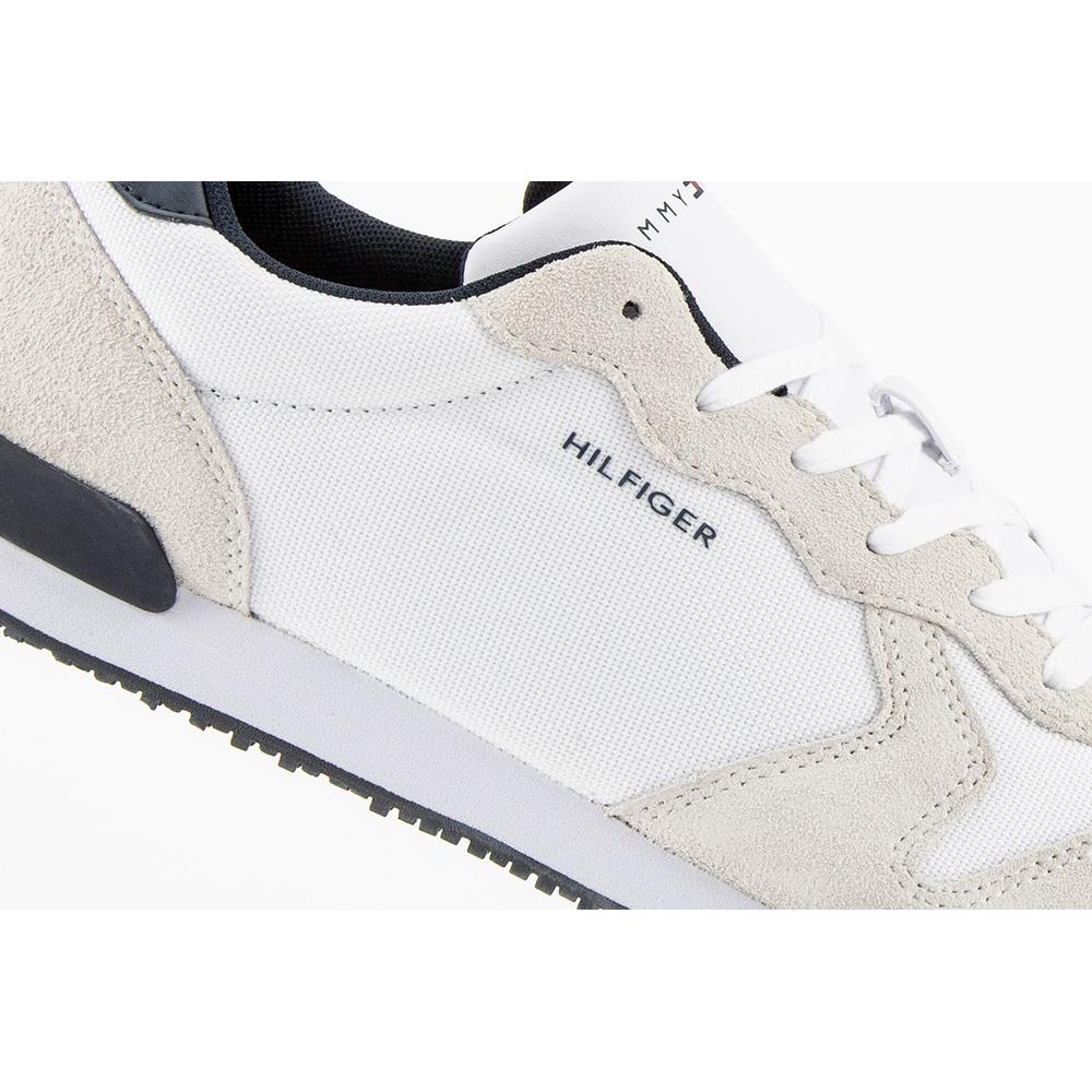 Buty Tommy Hilfiger Iconic Runner Trainers FM0FM04022-YBR - białe