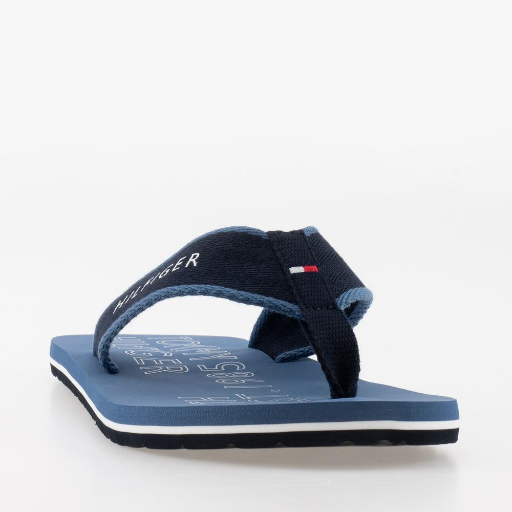 Japonki Tommy Hilfiger Sporty Beach FM0FM04469-DBX - niebieskie