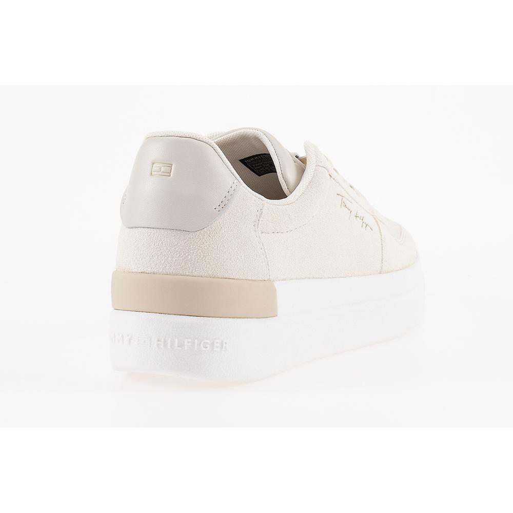 Buty Tommy Hilfiger Signature Suede FW0FW06518-AF4 - beżowe