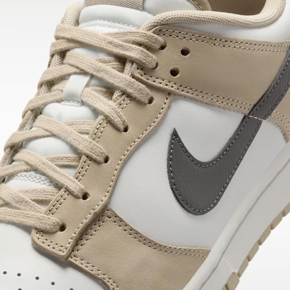 Buty męskie Nike Dunk Low IB3079-200 - beżowo-białe