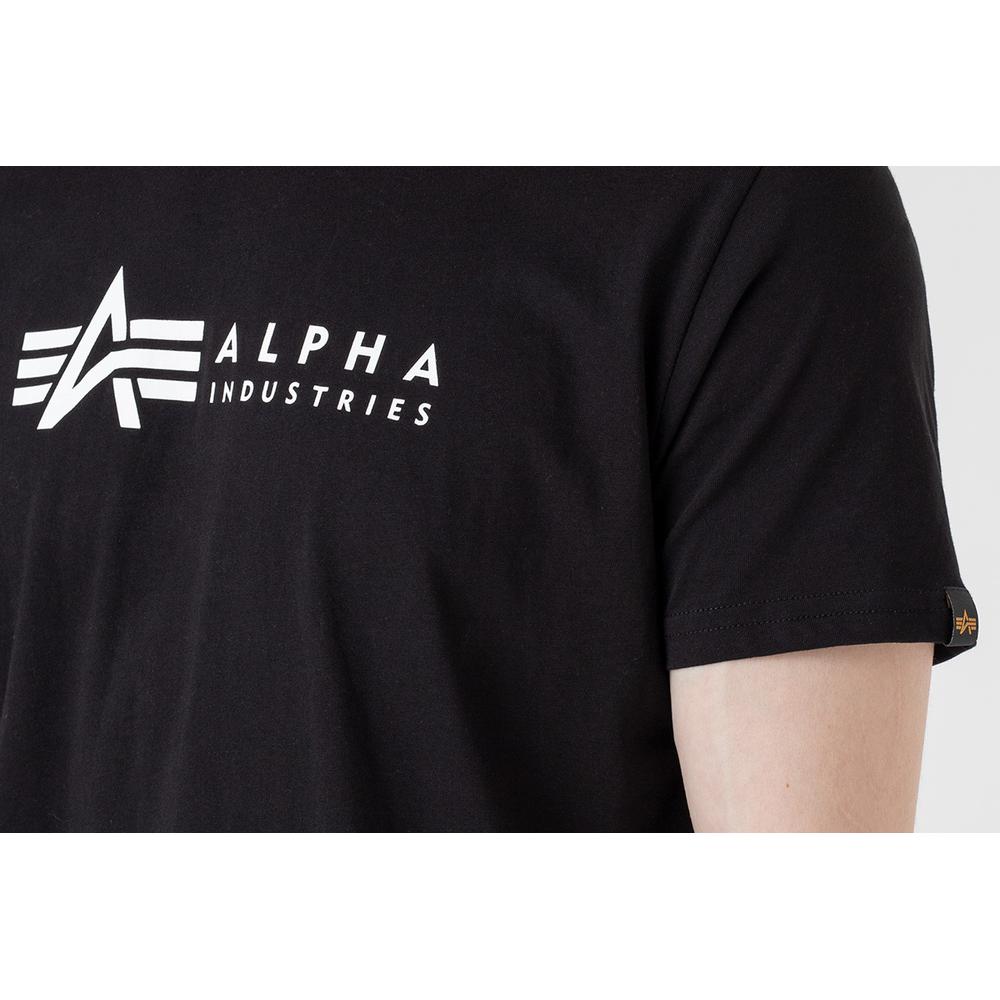 Koszulka Alpha Industries Label T 2 Pack 11853403 - czarna