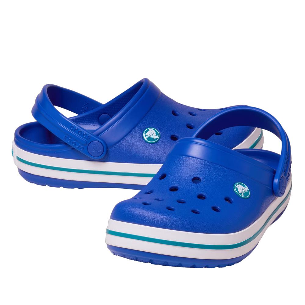 Klapki młodzieżowe Crocs Crocband Clog 207006-4PI - niebieskie