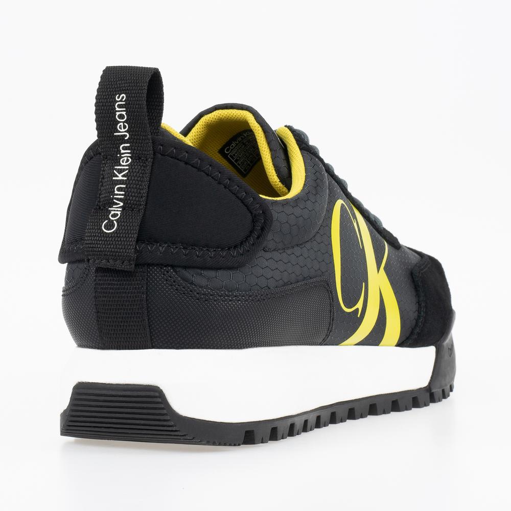 Buty Calvin Klein Toothy Runner Laceup YM0YM00417-00X - czarne