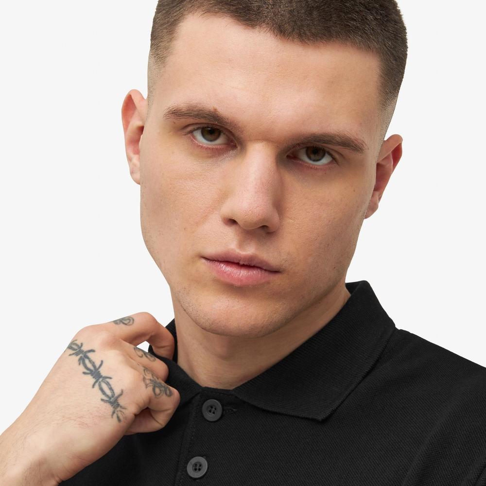 Koszulka Prosto Klasyk Polo Dine KL232MTEE3012 - czarna
