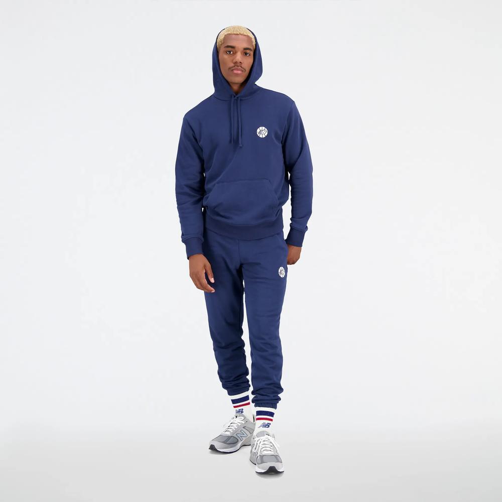 Spodnie New Balance MP23580NNY - granatowe