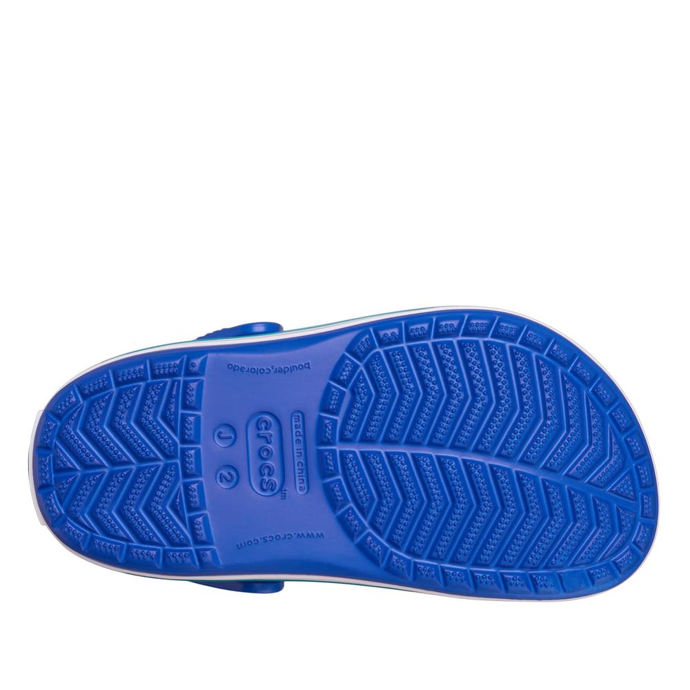 Klapki młodzieżowe Crocs Crocband Clog 207006-4PI - niebieskie