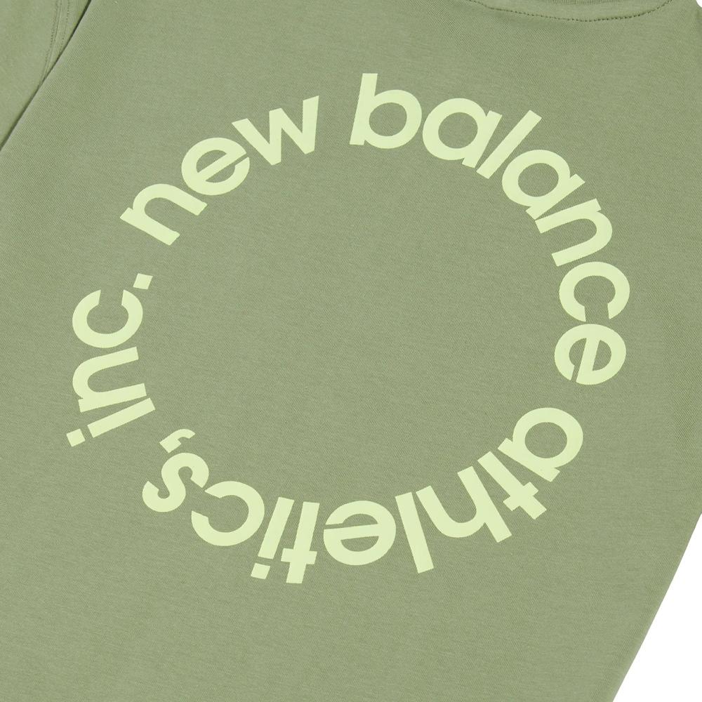 Koszulka dziecięca New Balance LAKB0177AAR - zielona