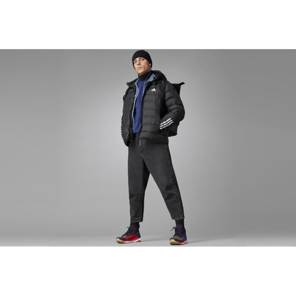 Kurtka adidas Itavic 3-Stripes Midweight Hooded GT1674 - czarna