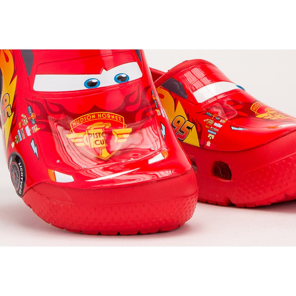 Klapki Crocs Fun Lab Cars Clog Flame 204116-8C1 - czerwone