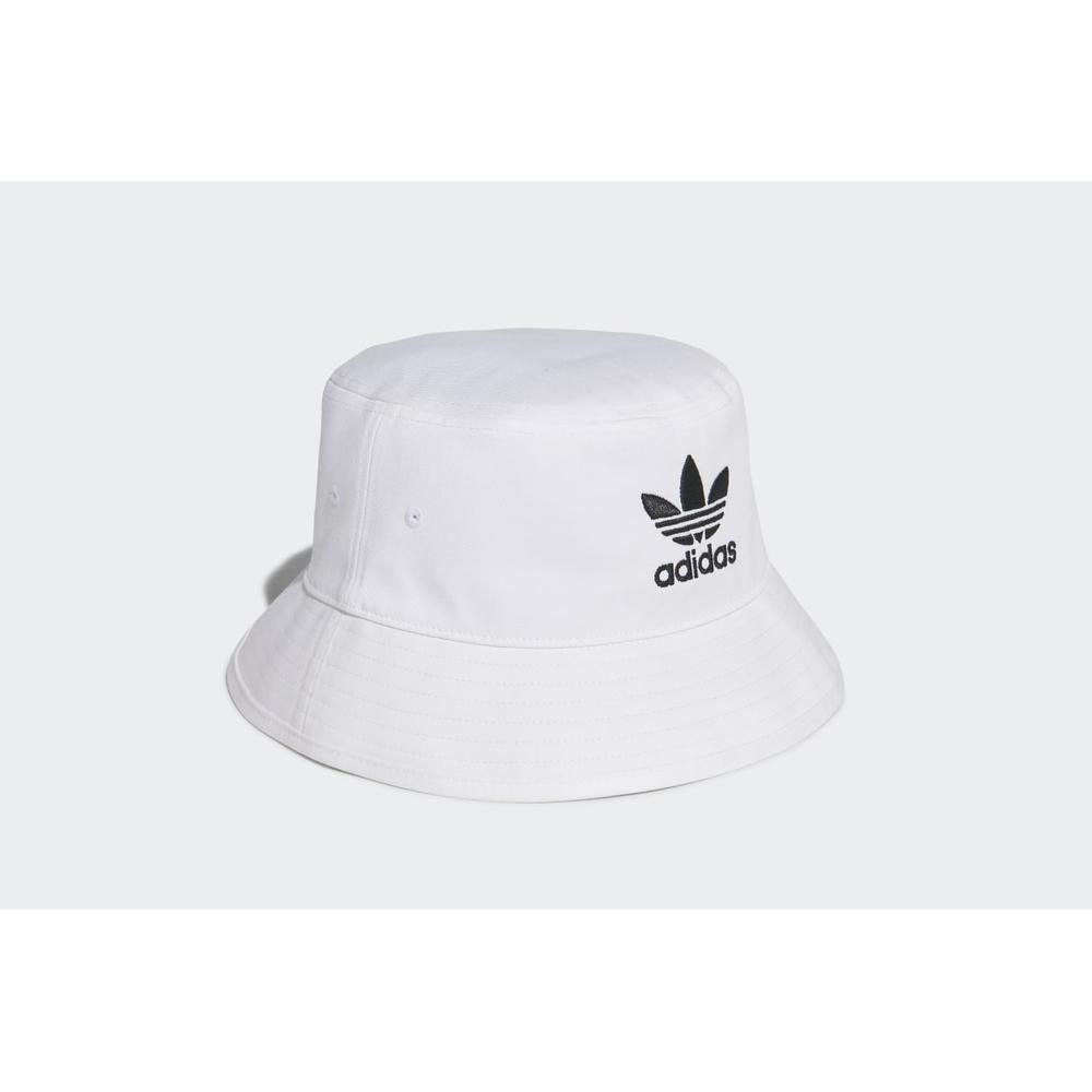 Czapka adidas Originals Adicolor Trefoil Bucket Hat FQ4641 - biała