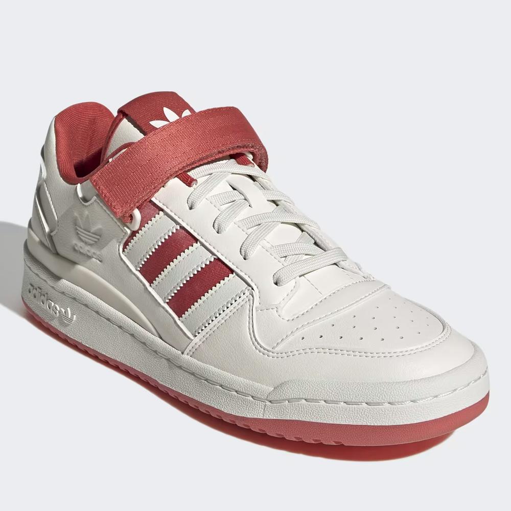 Buty adidas Originals Forum Low GW2043 - kremowo-czerwone