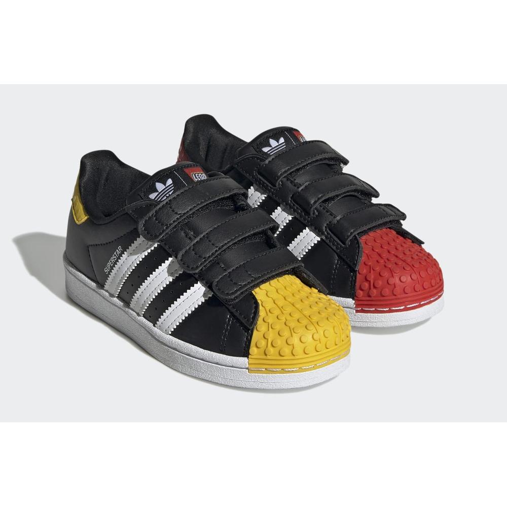 Buty adidas Originals Superstar X Lego GX3383 - czarne