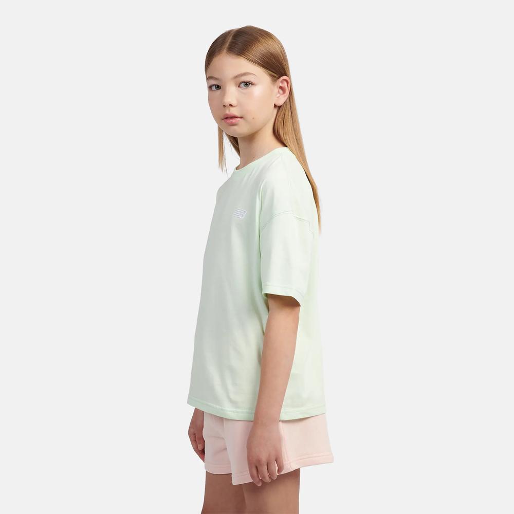 Koszulka dziecięca New Balance LAKG0001MEW - miętowa