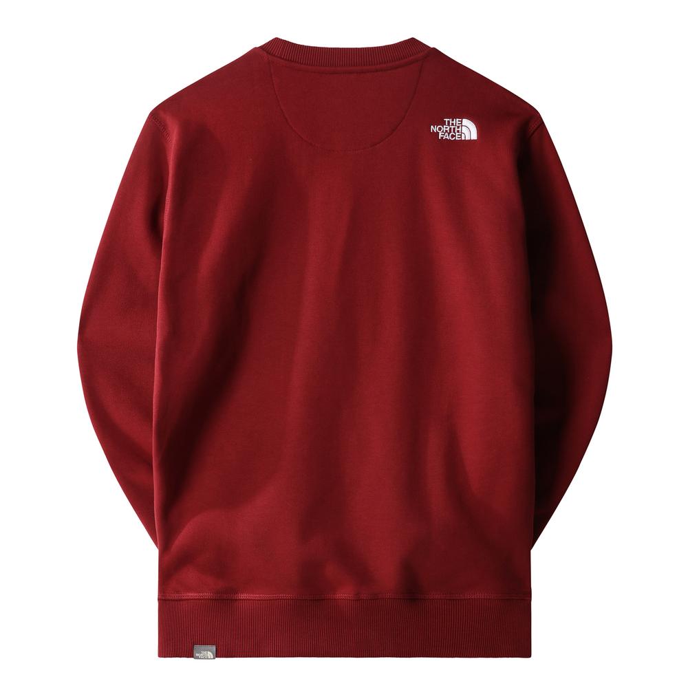 Bluza The North Face Drew Peak Crew 0A4SVR6R31 - bordowa