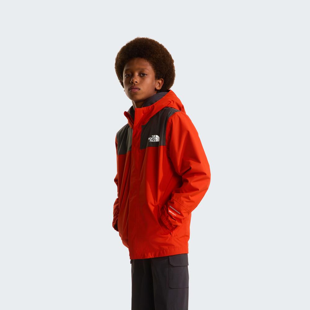 Kurtka dziecięca The North Face Antora Rain Jacket 0A8A48G6L1 - czerwona