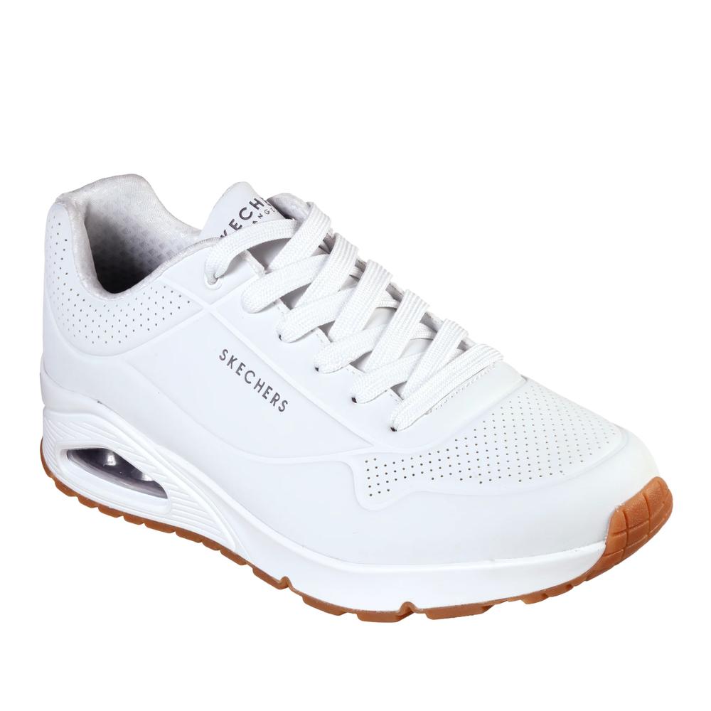 Buty Skechers Uno Stand on Air 52458WHT - białe